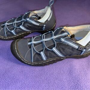 JBU Stylish Blue Suede Outdoor Shoes